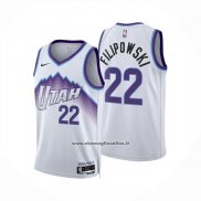 Maglia Utah Jazz Kyle Filipowski No 22 Association 2025-26 Bianco