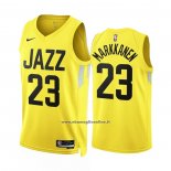 Maglia Utah Jazz Lauri Markkanen #23 Icon 2022-23 Giallo