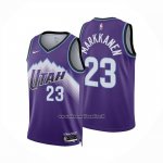 Maglia Utah Jazz Lauri Markkanen No 23 Icon 2025-26 Viola