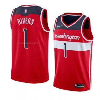 Maglia Washington Wizards Austin Rivers NO 1 Icon 2018 Rosso