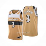 Maglia Washington Wizards Cj Mccollum No 3 Citta 2025-26 Giallo