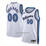 Maglia Washington Wizards Personalizzate Classic 2022-23 Bianco