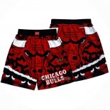 Pantaloncini Chicago Bulls Mitchell & Ness Rosso Nero