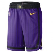 Pantaloncini Los Angeles Lakers Citta 2018-19 Viola
