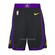 Pantaloncini Los Angeles Lakers Citta 2025-26 Nero