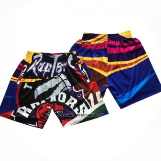 Pantaloncini Toronto Raptors Rainbow Classic Nero