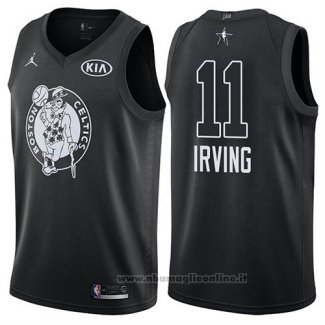 Maglia All Star 2018 Boston Celtics Kyrie Irving NO 11 Nero