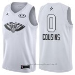 Maglia All Star 2018 New Orleans Pelicans Demarcus Cousins NO 0 Bianco