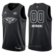 Maglia All Star 2018 New Orleans Pelicans Nike Personalizzate Nero