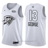 Maglia All Star 2018 Oklahoma City Thunder Paul George NO 13 Bianco