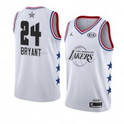 Maglia All Star 2019 Los Angeles Lakers Kobe Bryant NO 24 Bianco