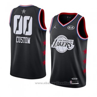 Maglia All Star 2019 Los Angeles Lakers Personalizzate Nero