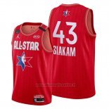 Maglia All Star 2020 Toronto Raptors Pascal Siakam NO 43 Rosso