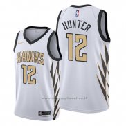 Maglia Atlanta Hawks De'andre Hunter NO 12 Citta Bianco