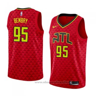 Maglia Atlanta Hawks DeAndre' Bembry NO 95 Statement 2018 Rosso