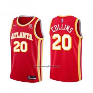 Maglia Atlanta Hawks John Collins #20 Icon 2020-21 Rosso