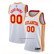 Maglia Atlanta Hawks Personalizzate Association 2020-21 Bianco