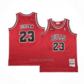 Maglia Bambino Chicago Bulls Michael Jordan #23 Mitchell & Ness 1997-98 NBA Finals Rosso