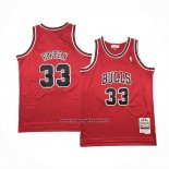 Maglia Bambino Chicago Bulls Scottie Pippen #33 Mitchell & Ness 1997-98 Rosso