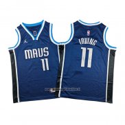 Maglia Bambino Dallas Mavericks Kyrie Irving No 11 Blu
