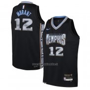 Maglia Bambino Memphis Grizzlies Ja Morant #12 Citta 2022-23 Nero