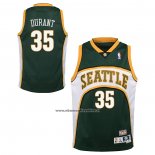 Maglia Bambino Seattle Supersonics Kevin Durant #35 Mitchell & Ness 2007-08 Verde