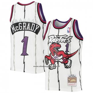 Maglia Bambino Toronto Raptors Tracy McGrady #1 Mitchell & Ness 1998-99 Bianco