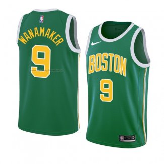 Maglia Boston Celtics Bradley Wanamaker NO 8 Earned 2018-19 Verde