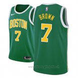 Maglia Boston Celtics Jaylen Brown NO 7 Earned 2018-19 Verde