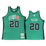 Maglia Boston Celtics Ray Allen #20 Hardwood Classics Throwback 2007-08 Verde