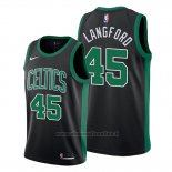 Maglia Boston Celtics Romeo Langford NO 45 Statement 2019-20 Nero