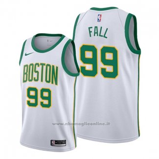 Maglia Boston Celtics Tacko Fall NO 99 Citta 2019-20 Bianco