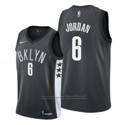 Maglia Brooklyn Nets Deandre Jordan NO 8 Statement Nero