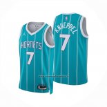 Maglia Charlotte Hornets Kon Knueppel No 7 Icon 2025-26 Verde