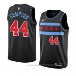 Maglia Chicago Bulls Brandon Sampson NO 44 Citta 2018-19 Nero