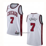 Maglia Chicago Bulls Goran Dragic #7 Citta 2022-23 Bianco