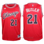 Maglia Chicago Bulls Jimmy Butler NO 21 Throwback Rosso