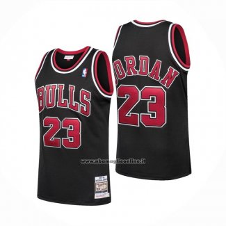 Maglia Chicago Bulls Michael Jordan #23 Mitchell & Ness 1997-98 Nero