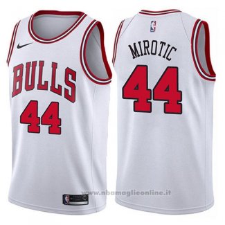 Maglia Chicago Bulls Nikola Mirotic NO 44 Association 2017-18 Bianco