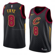 Maglia Cleveland Cavaliers Channing Frye NO 8 Statement 2018 Nero