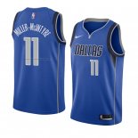 Maglia Dallas Mavericks Codi Miller-Mcintyre NO 11 Icon 2018 Blu