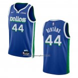 Maglia Dallas Mavericks Davis Bertans #44 Citta 2022-23 Blu