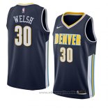 Maglia Denver Nuggets Thomas Welsh NO 30 Icon 2018 Blu