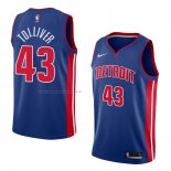 Maglia Detroit Pistons Anthony Tolliver NO 43 Icon 2018 Blu