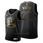 Maglia Golden Edition Golden State Warriors Andrew Wiggins NO 22 2019-20 Nero