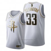 Maglia Golden Edition Houston Rockets Robert Covington NO 33 2019-20 Bianco