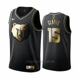 Maglia Golden Edition Memphis Grizzlies Brandon Clarke NO 15 Nero