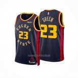 Maglia Golden State Warriors Draymond Green #23 Citta 2024-25 Blu