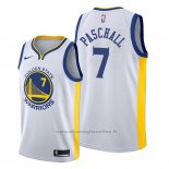 Maglia Golden State Warriors Eric Paschall NO 7 Association 2019-20 Bianco