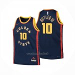Maglia Golden State Warriors Jimmy Butler Iii No 10 Citta 2024-25 Blu